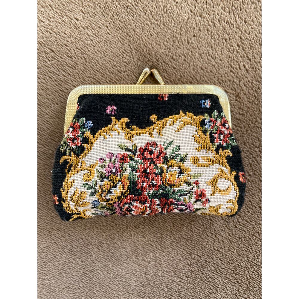 Tapestry Change Purse - Vintage